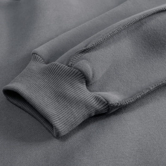 Gray Cropped Sweatshirt - Picture 3 of 3